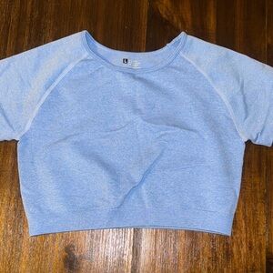 Fashion Nova Light Blue Crop Top